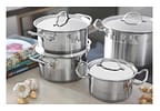 Caçarola Tramontina Inox 4,7L 24cm com Tampa - Professional 62623/240