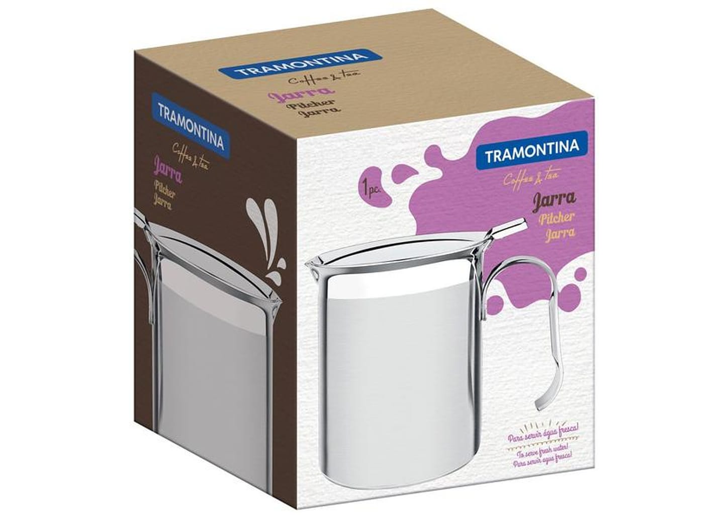 Jarra Inox Redonda Tramontina 2,9L - Coffee & Tea Buena 61575/140