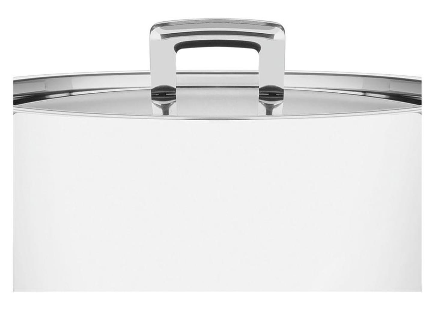 Caçarola Tramontina Inox Fundo Triplo com Tampa 3,6L 20cm Brava