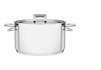 Caçarola Tramontina Inox Fundo Triplo com Tampa 3,6L 20cm Brava