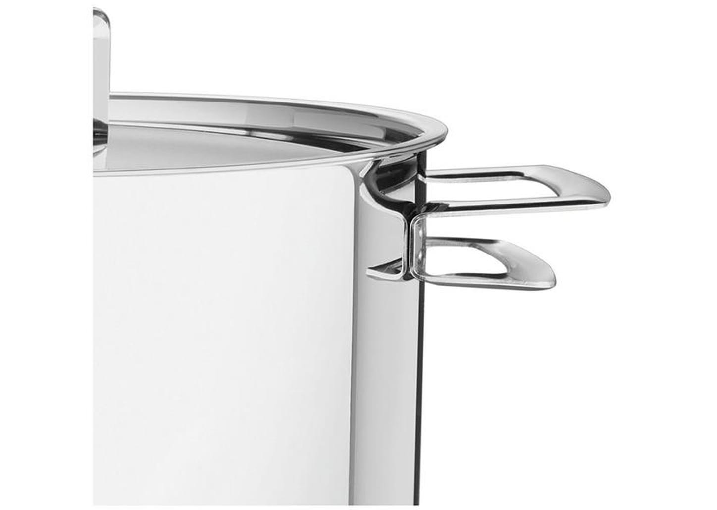 Caçarola Tramontina Inox Fundo Triplo com Tampa 3,6L 20cm Brava