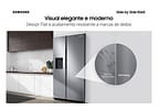 Geladeira/Refrigerador Samsung Frost Free Side by - Side 602L com Dispenser de Água e Gelo