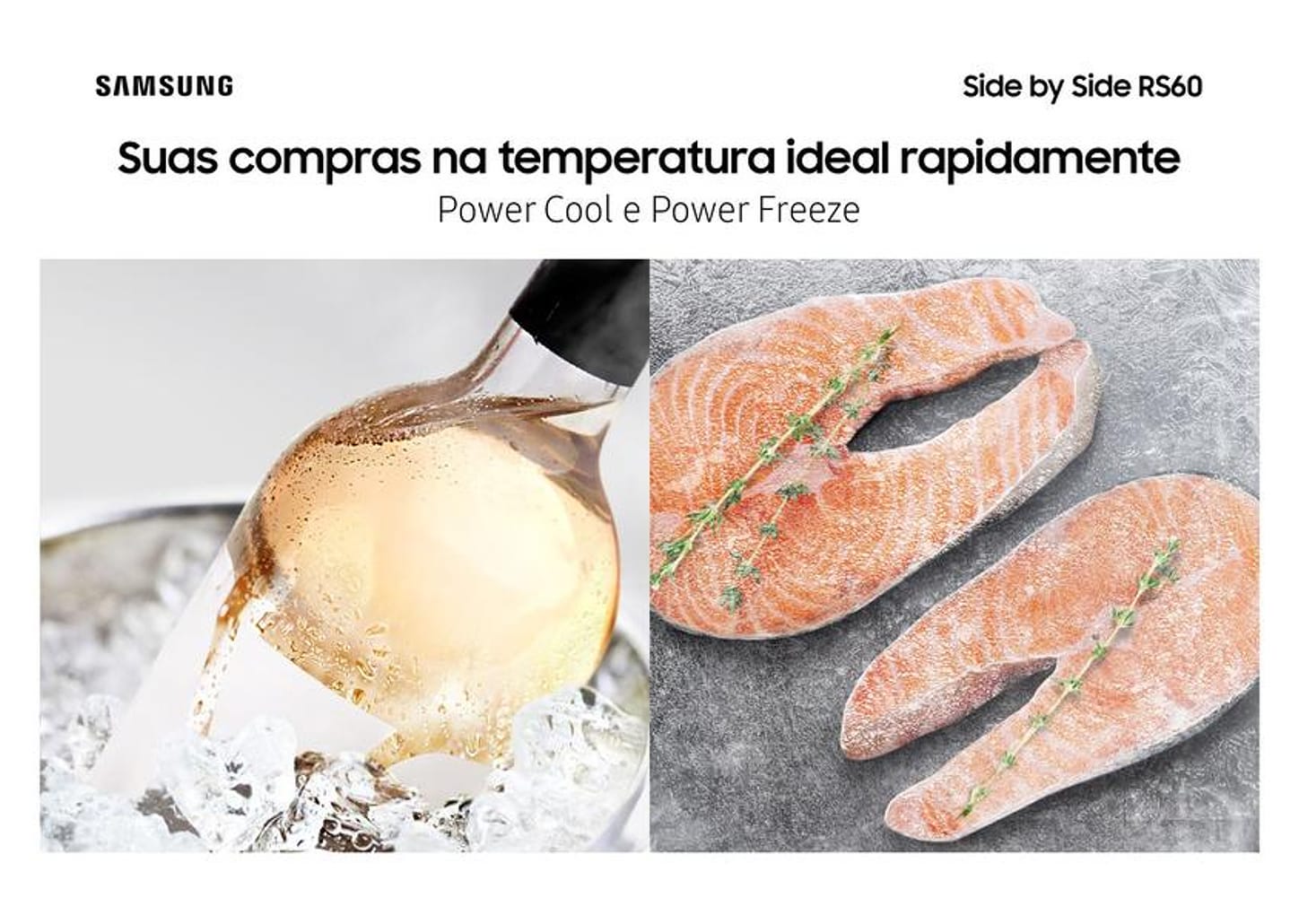 Geladeira/Refrigerador Samsung Frost Free Side by - Side 602L com Dispenser de Água e Gelo