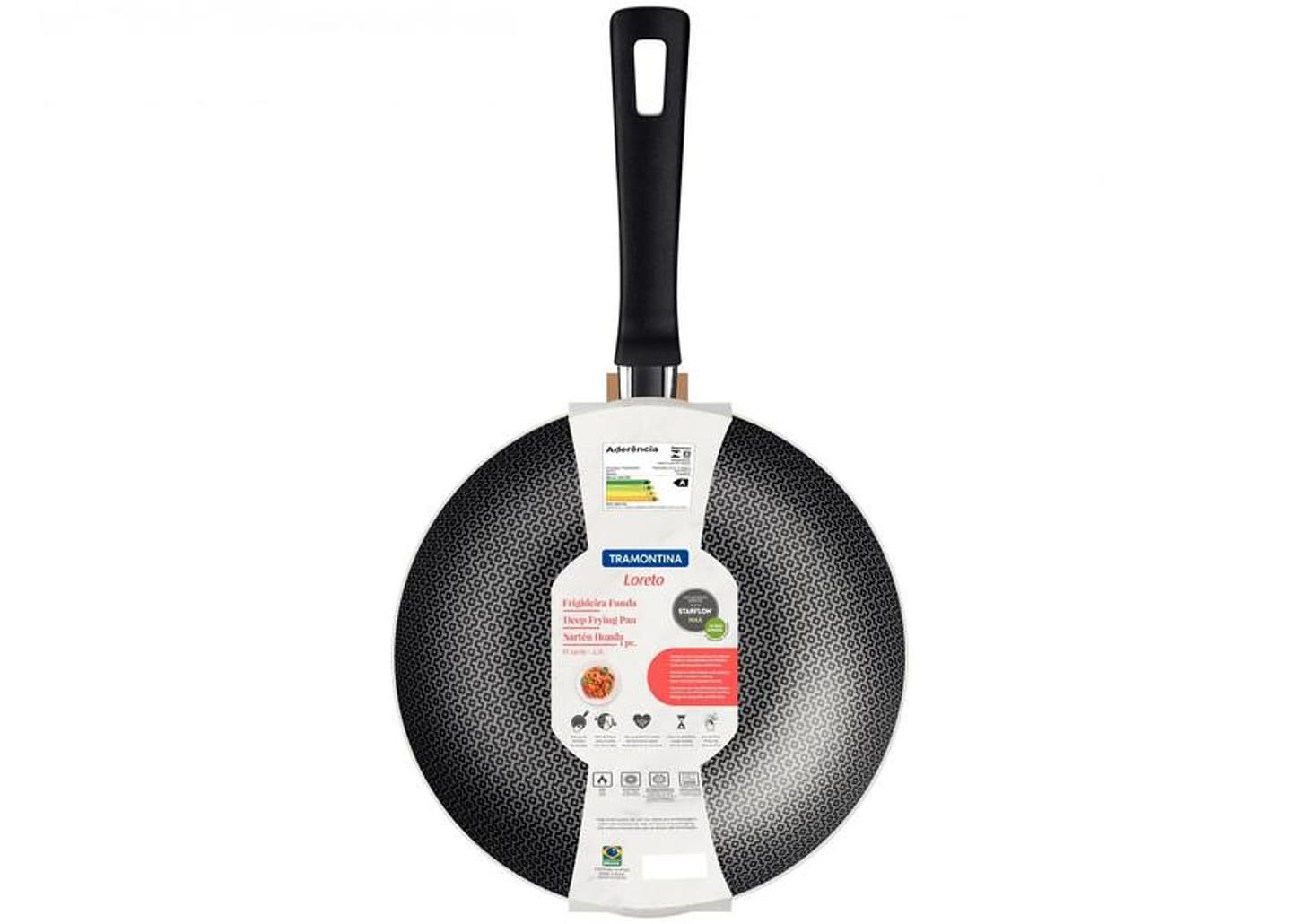 Frigideira Tramontina de Alumínio Funda Loreto - Vermelha 24cm