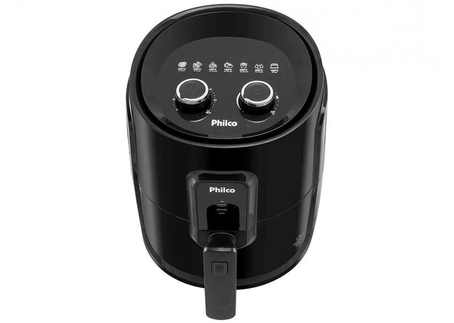 Fritadeira Elétrica sem Óleo/Air Fryer Philco - Gourmet PFR15PG Preto 3,2L com Timer