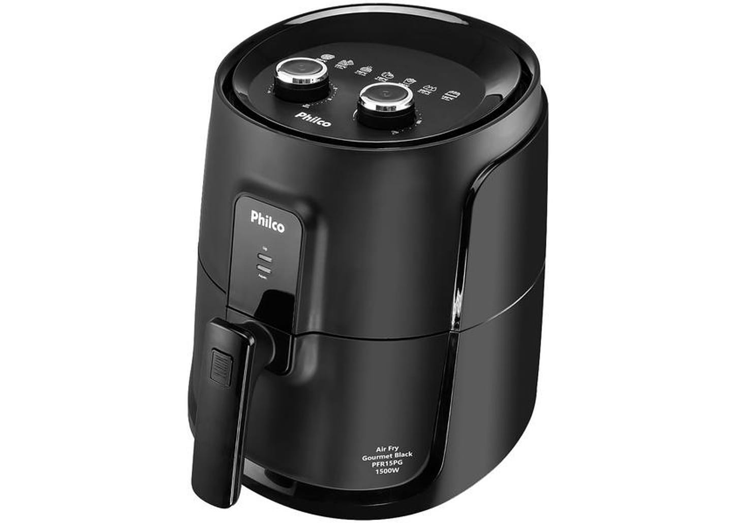 Fritadeira Elétrica sem Óleo/Air Fryer Philco - Gourmet PFR15PG Preto 3,2L com Timer