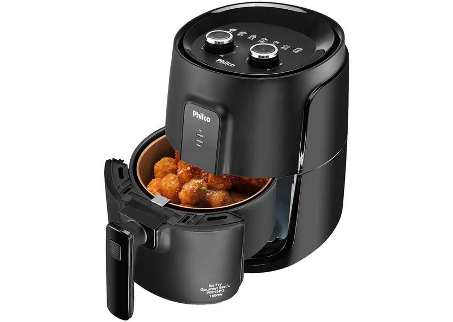 Fritadeira Elétrica sem Óleo/Air Fryer Philco - Gourmet PFR15PG Preto 3,2L com Timer