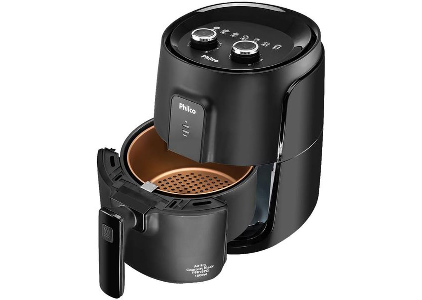Fritadeira Elétrica sem Óleo/Air Fryer Philco - Gourmet PFR15PG Preto 3,2L com Timer