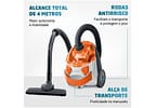 Aspirador de Pó Mondial Filtro HEPA 1500W AP-15 - Branco e Laranja