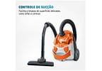 Aspirador de Pó Mondial Filtro HEPA 1500W AP-15 - Branco e Laranja