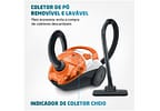 Aspirador de Pó Mondial Filtro HEPA 1500W AP-15 - Branco e Laranja