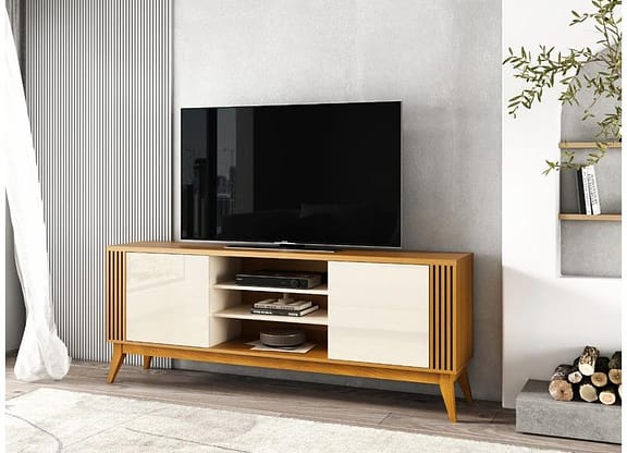 Rack para TV até 60” Bancada 2 Portas EDN Móveis - Legacy