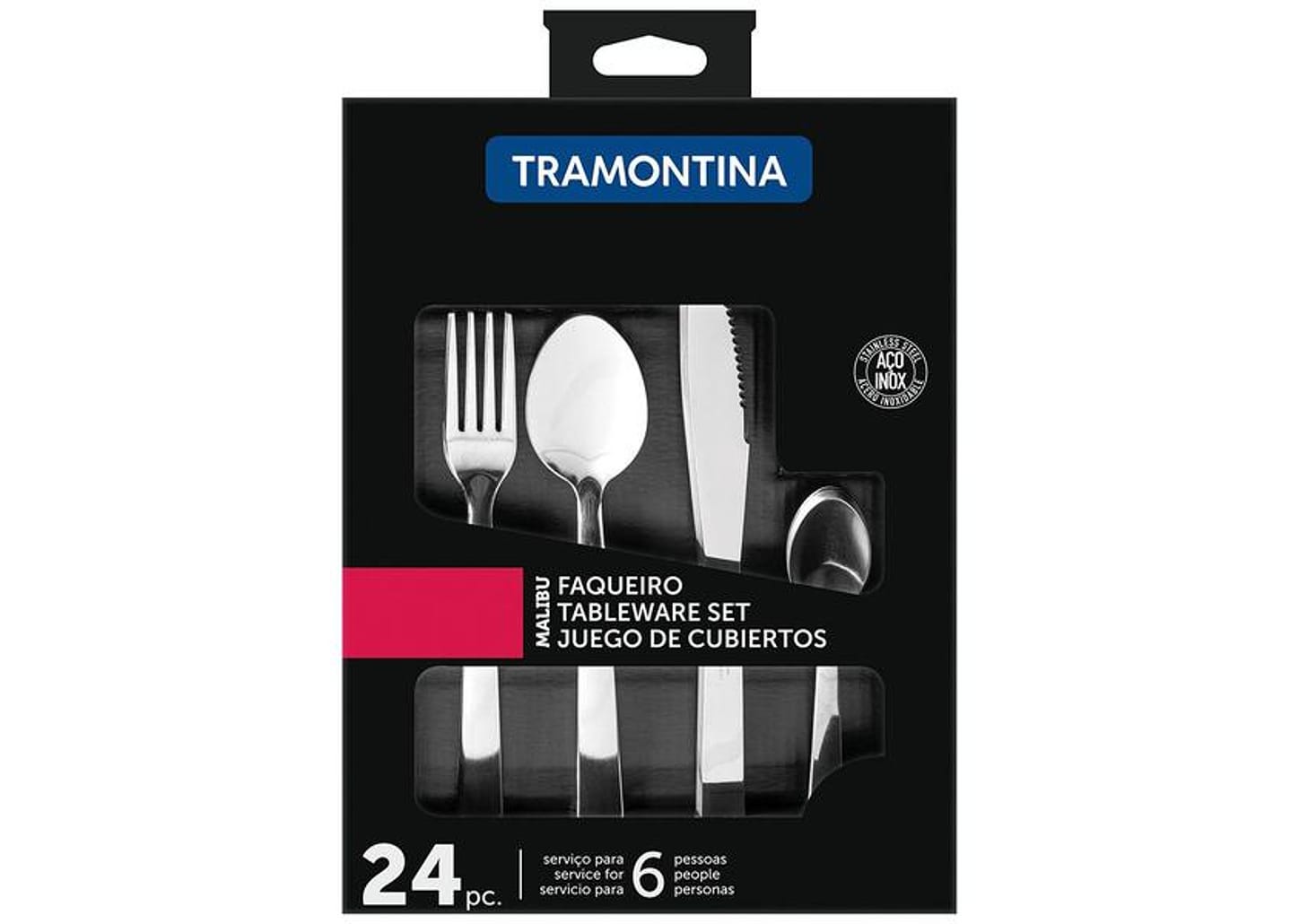Faqueiro Tramontina Inox Malibu 24 Peças