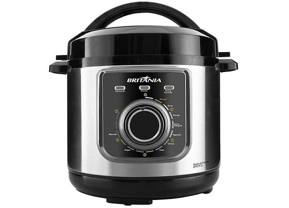 Panela de Pressão Elétrica Britânia - Multifuncional BPP01PI 700W 3L