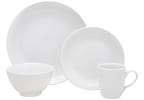 Aparelho de Jantar 16 Peças Schmidt Porcelana - Redondo Branco Universal