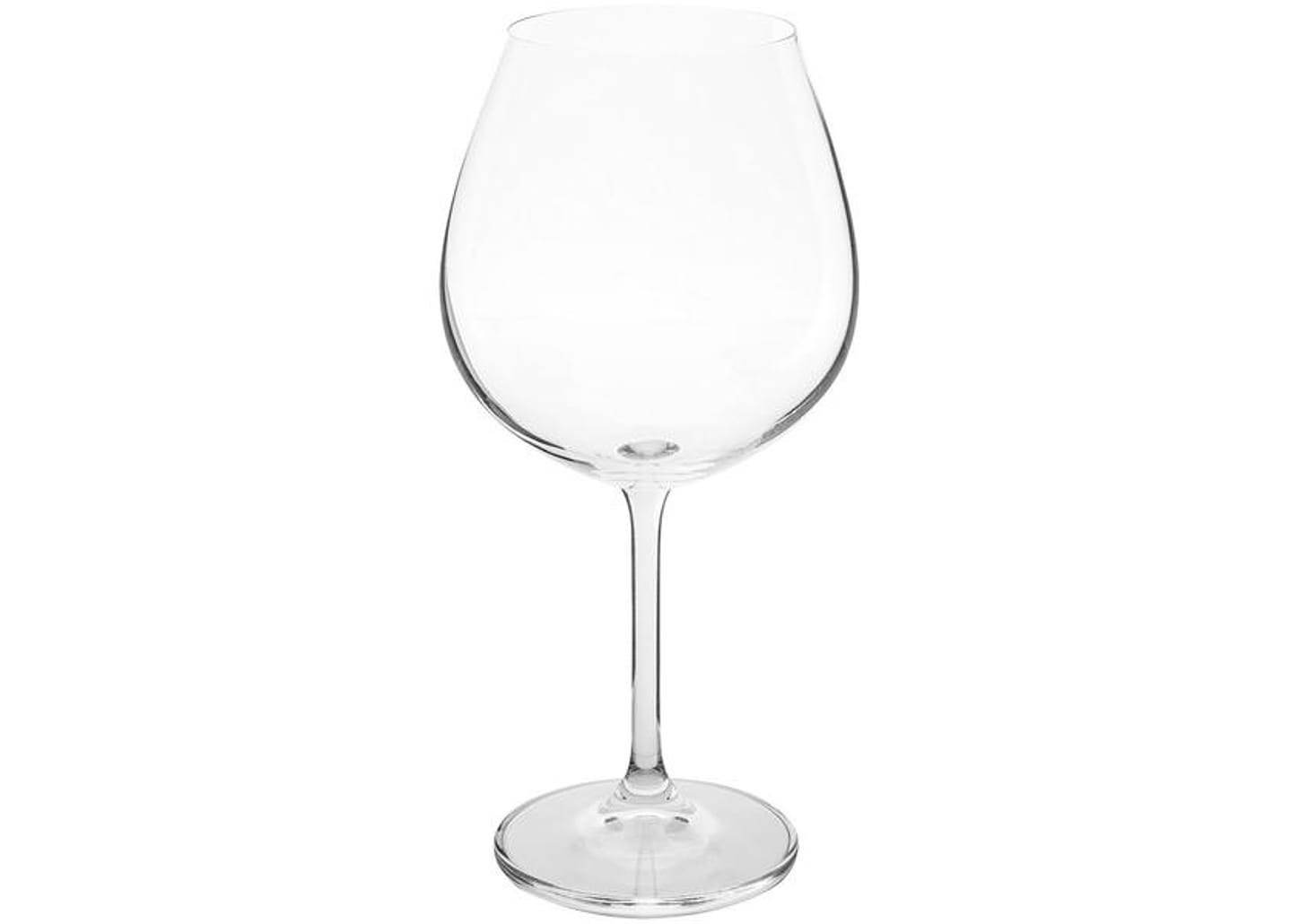 Jogo de Taças para Vinho Cristal 650ml 6 Peças - Bohemia Gastro 4S032/650