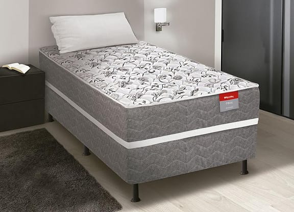 Cama Box Solteiro Reconflex Conjugada Fenix 55x88x188cm
