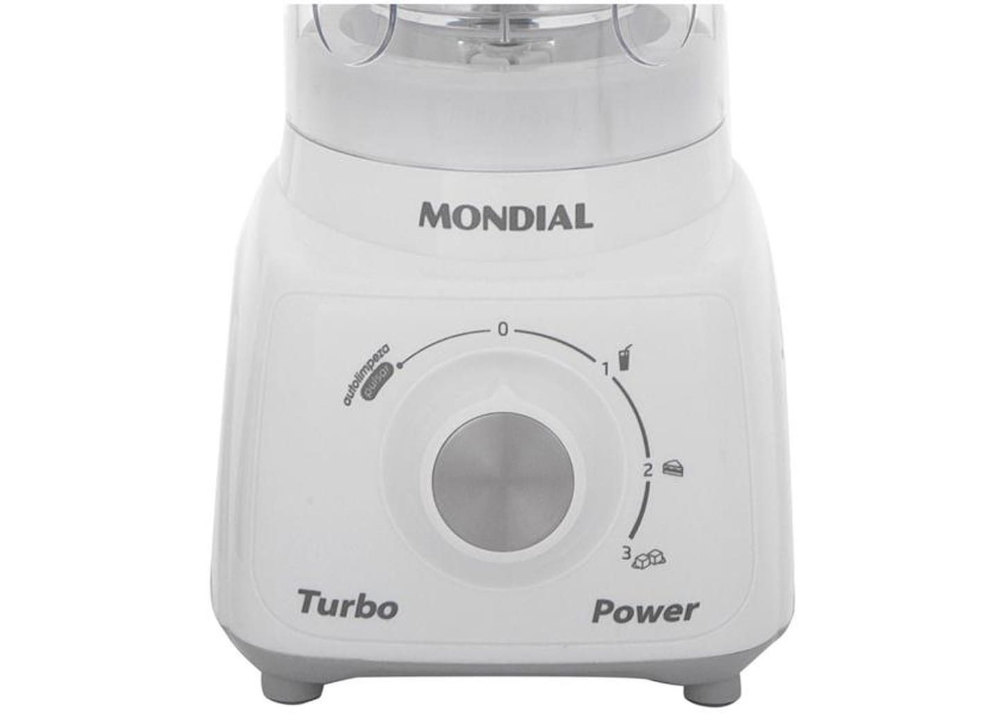 Liquidificador Mondial L-99-WG Branco e Cinza com Filtro 3 Velocidades 500W
