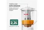Liquidificador Mondial L-99-WG Branco e Cinza com Filtro 3 Velocidades 500W