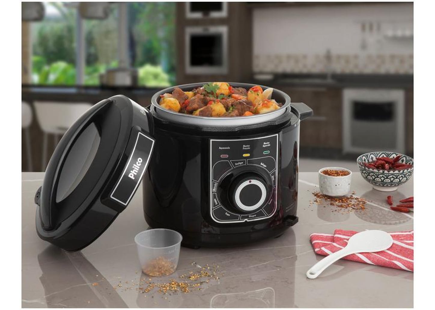 Panela de Pressão Elétrica Philco 56401068 900W 5L