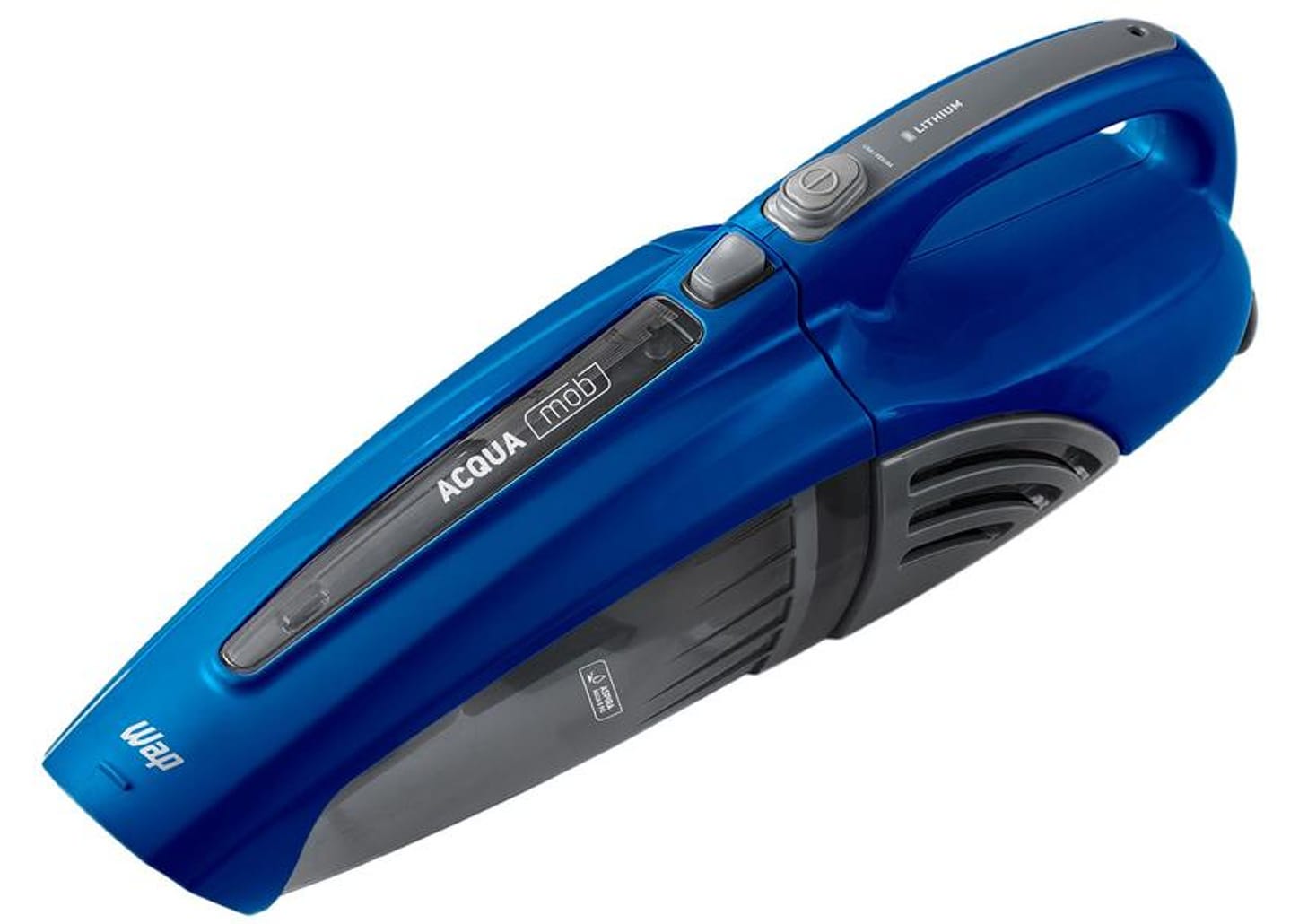 Aspirador de Pó e Água 2 em 1 Wap sem Fio a Bateria Filtro HEPA 87,5W Acqua Mob