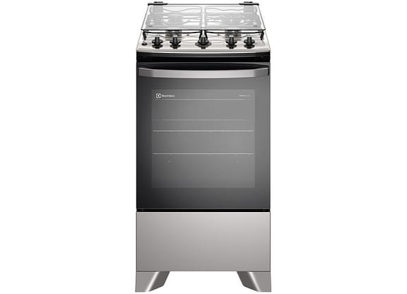 Fogão 4 Bocas Electrolux Prata Acendimento - Automático Efficient PerfectCook FE4IS