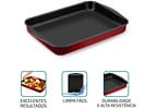 Assadeira para Bolo de Alumínio Antiaderente Retangular Rochedo Dura Mais