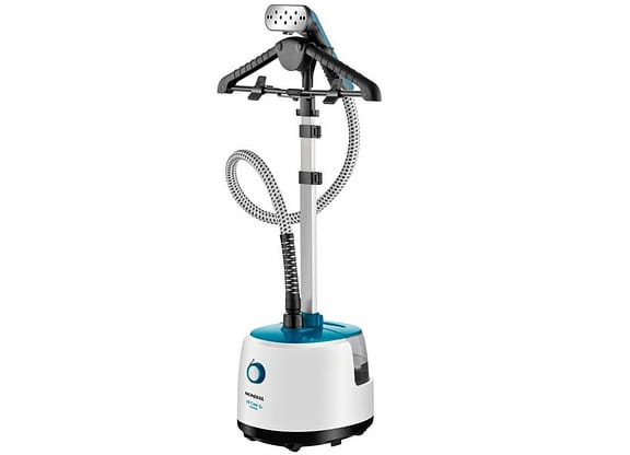 Passadeira a Vapor Portátil Mondial Vip Care - VP-07 2L 1800W Branco e Azul