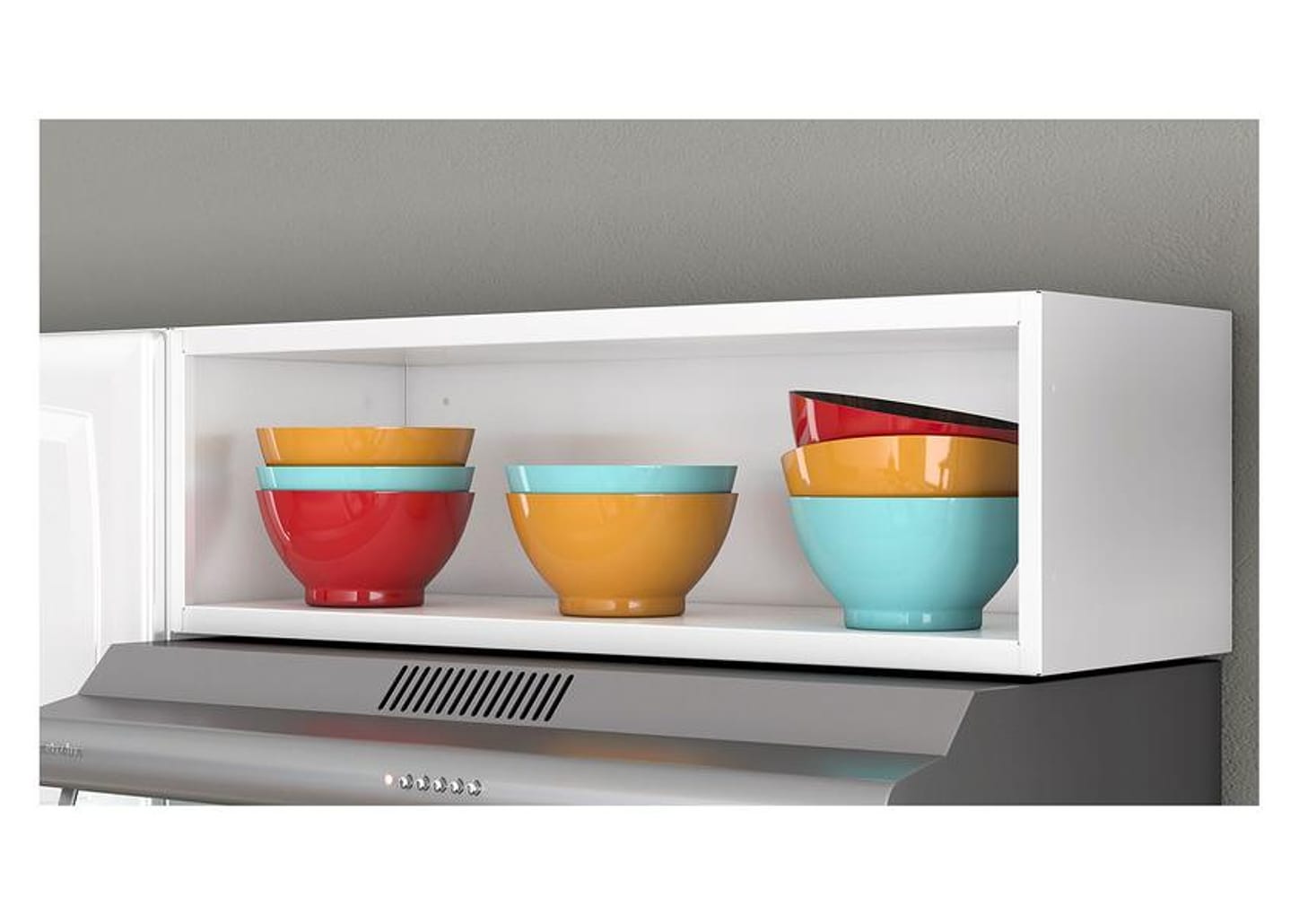 Cozinha Completa Itatiaia Amanda Aço com Balcão 10 Portas 1 Gaveta