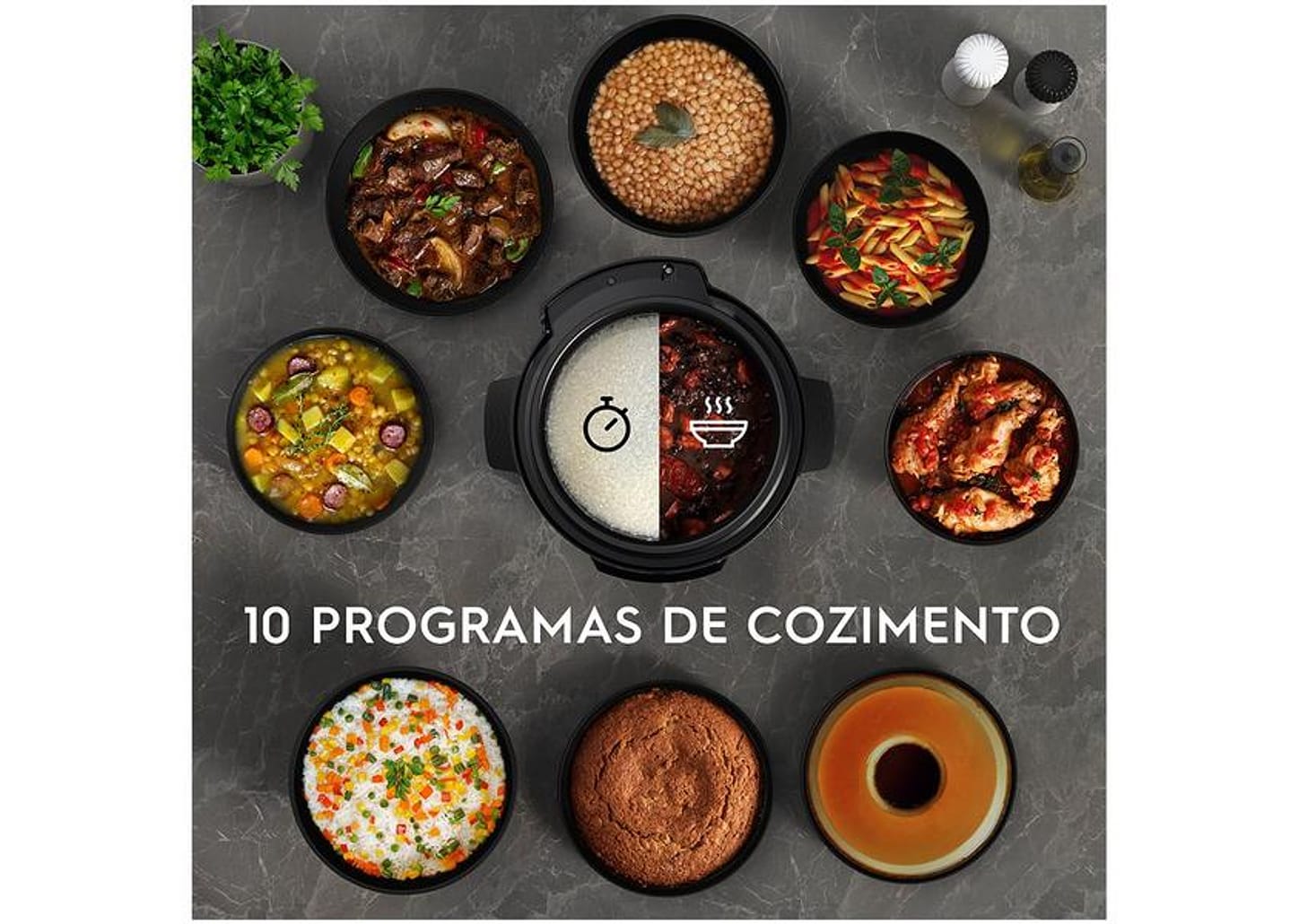 Panela de Pressão Elétrica Electrolux 5L Inox 1000W Experience Rita Lobo PCC15