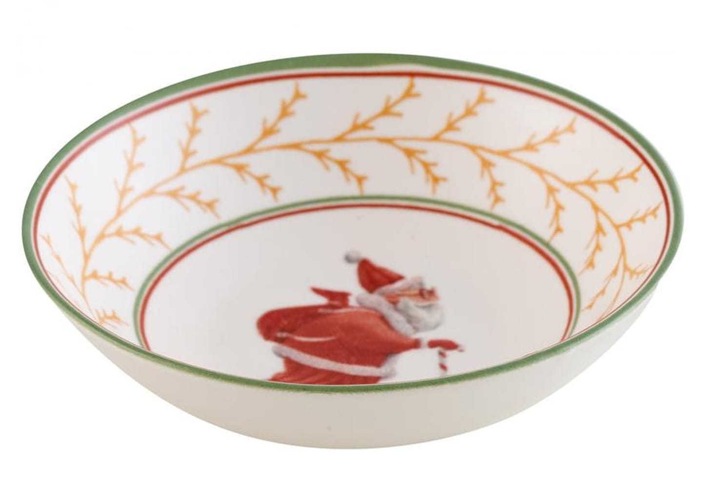 Conjunto de Bowls de Cerâmica Alleanza Ho Ho Ho 300ml 6 Peças