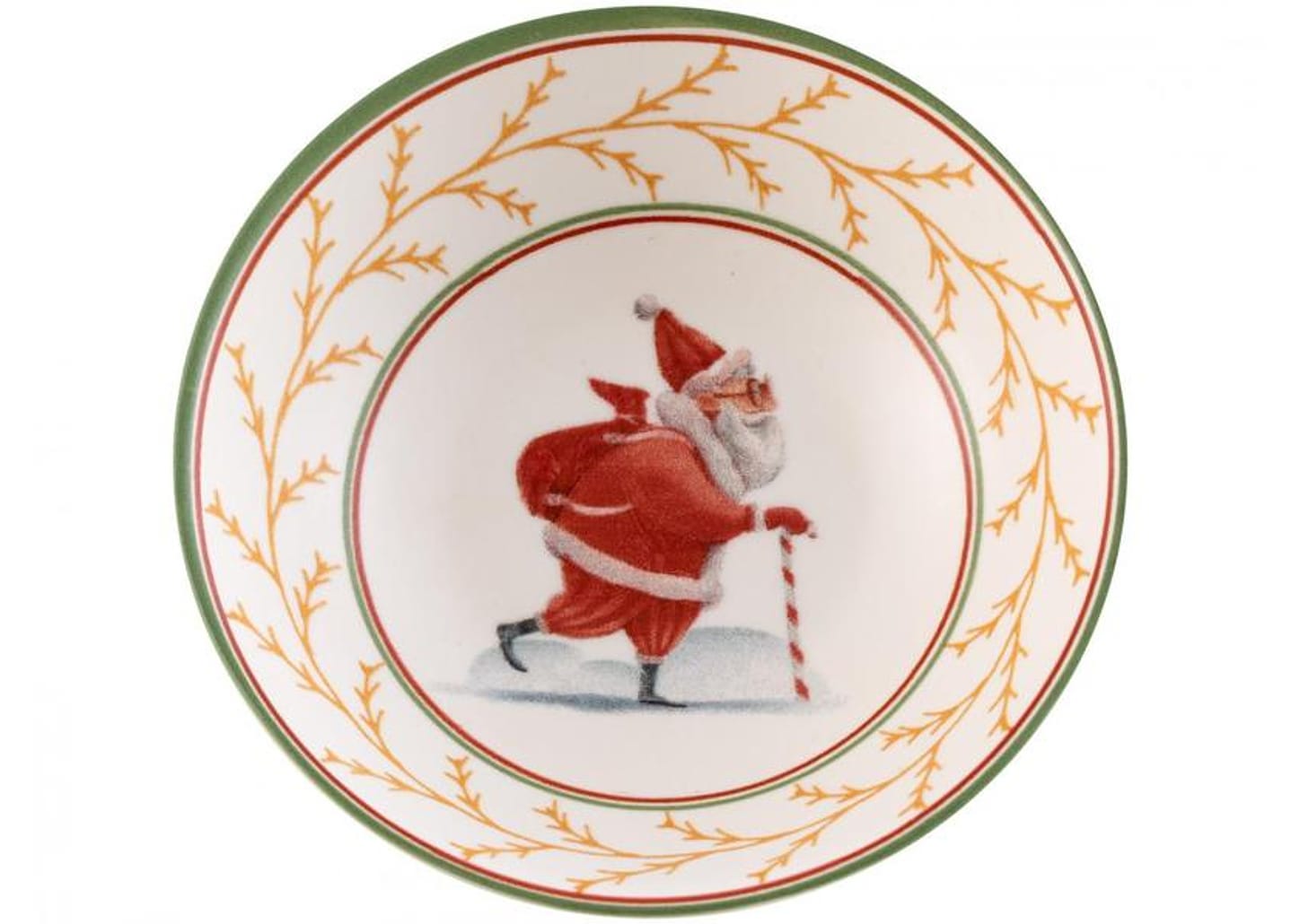 Conjunto de Bowls de Cerâmica Alleanza Ho Ho Ho 300ml 6 Peças