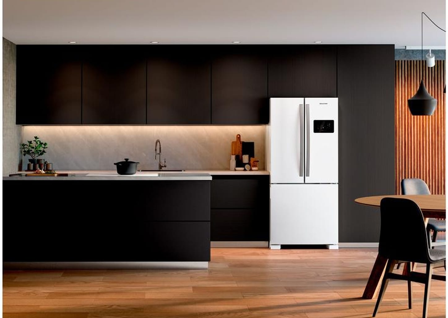 Geladeira/Refrigerador Brastemp Frost Free - Smart Duplex Branca 554L BRO85AB