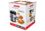 Fritadeira Elétrica Sem Óleo/Air Fryer Arno - Airfry Super BFRY Preta e Inox 4,2L com Timer