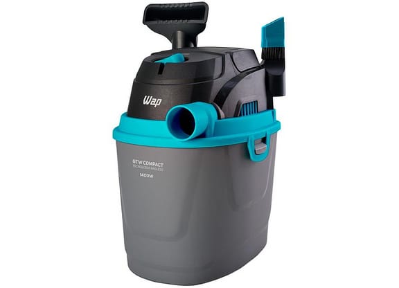 Aspirador de Pó e Água WAP 1400W GTW Compact - Preto e Turquesa