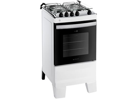 Fogão 4 Bocas Atlas Branco Acendimento Automático - Agile Up