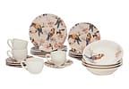 Aparelho de Jantar Chá 20 Peças Haus Cerâmica - Redondo Soho Pássaros