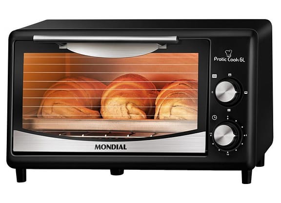 Forno Elétrico Bancada Mondial 6L Cor Pratic Cook - FR-09