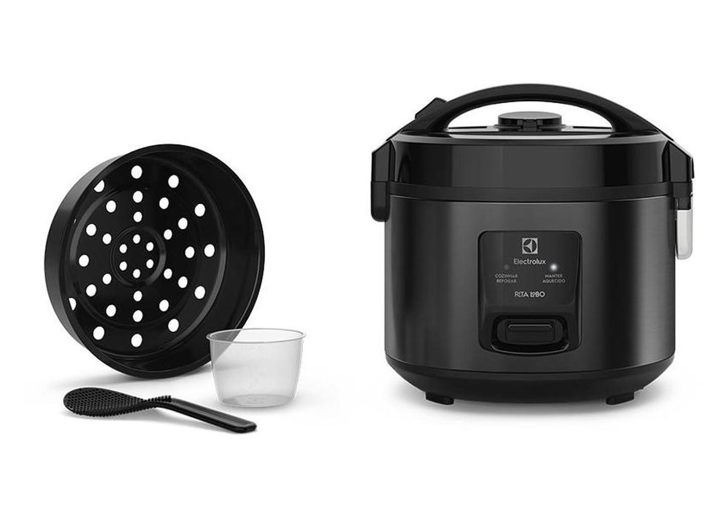 Panela de Arroz Elétrica Electrolux Efficient 2 em 1 350W 6 Xícaras