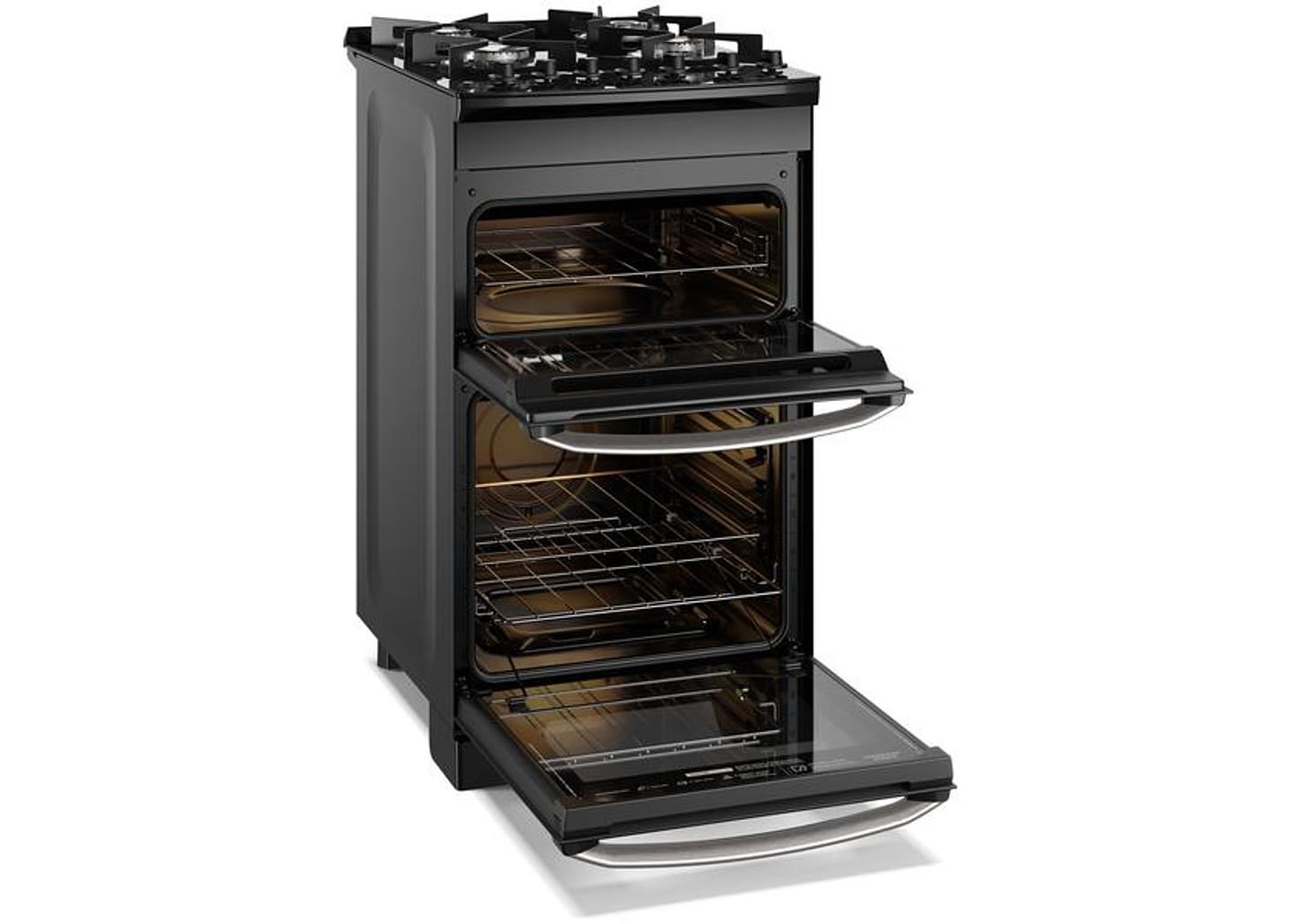 Fogão 4 Bocas Electrolux Mesa de Vidro Preto com - Timer Acendimento Automático VaporBake FE4DP