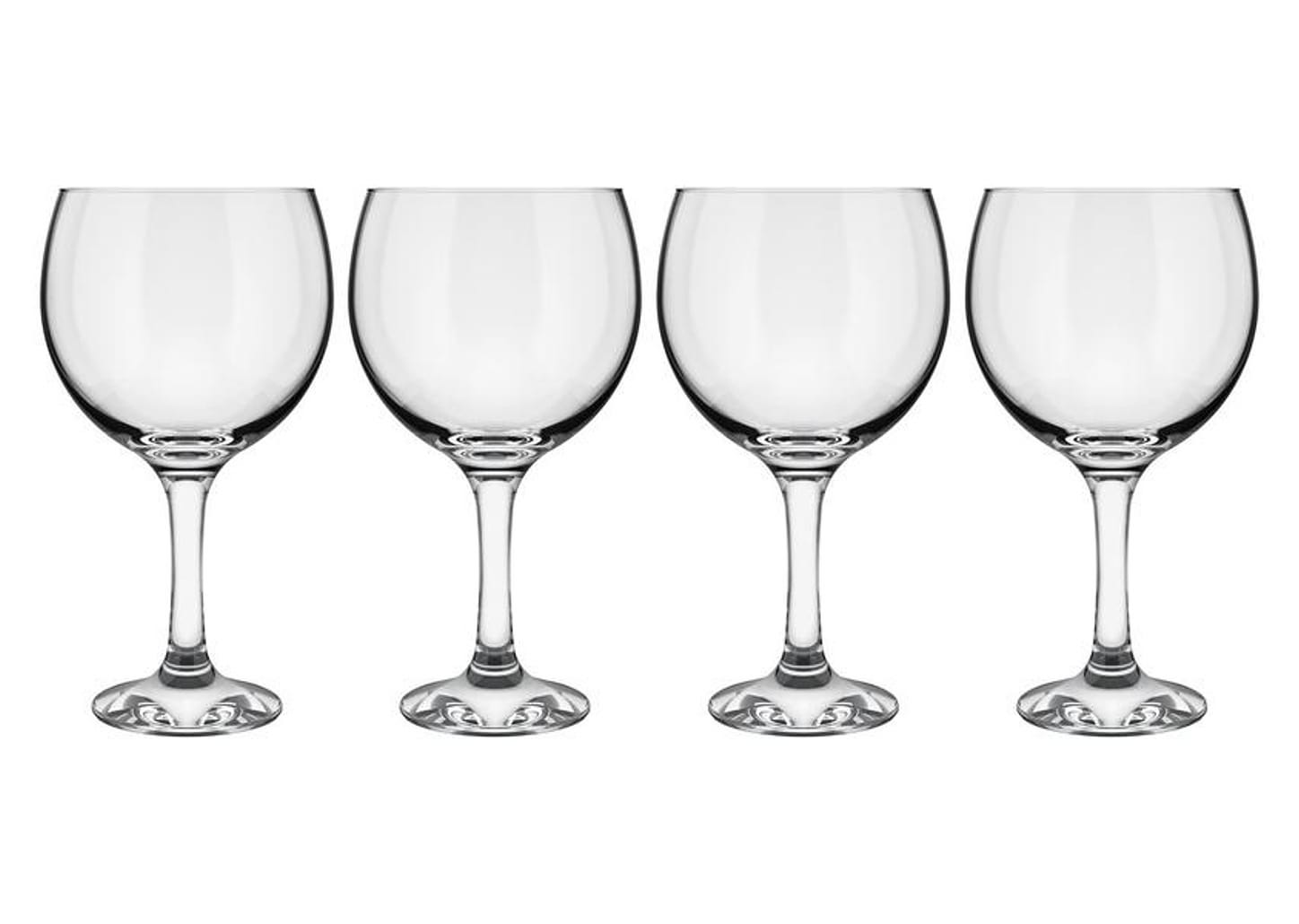 Jogo de Taças para Gin de Vidro 600ml 4 peças Nadir 7948