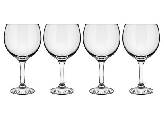 Jogo de Taças para Gin de Vidro 600ml 4 peças Nadir 7948