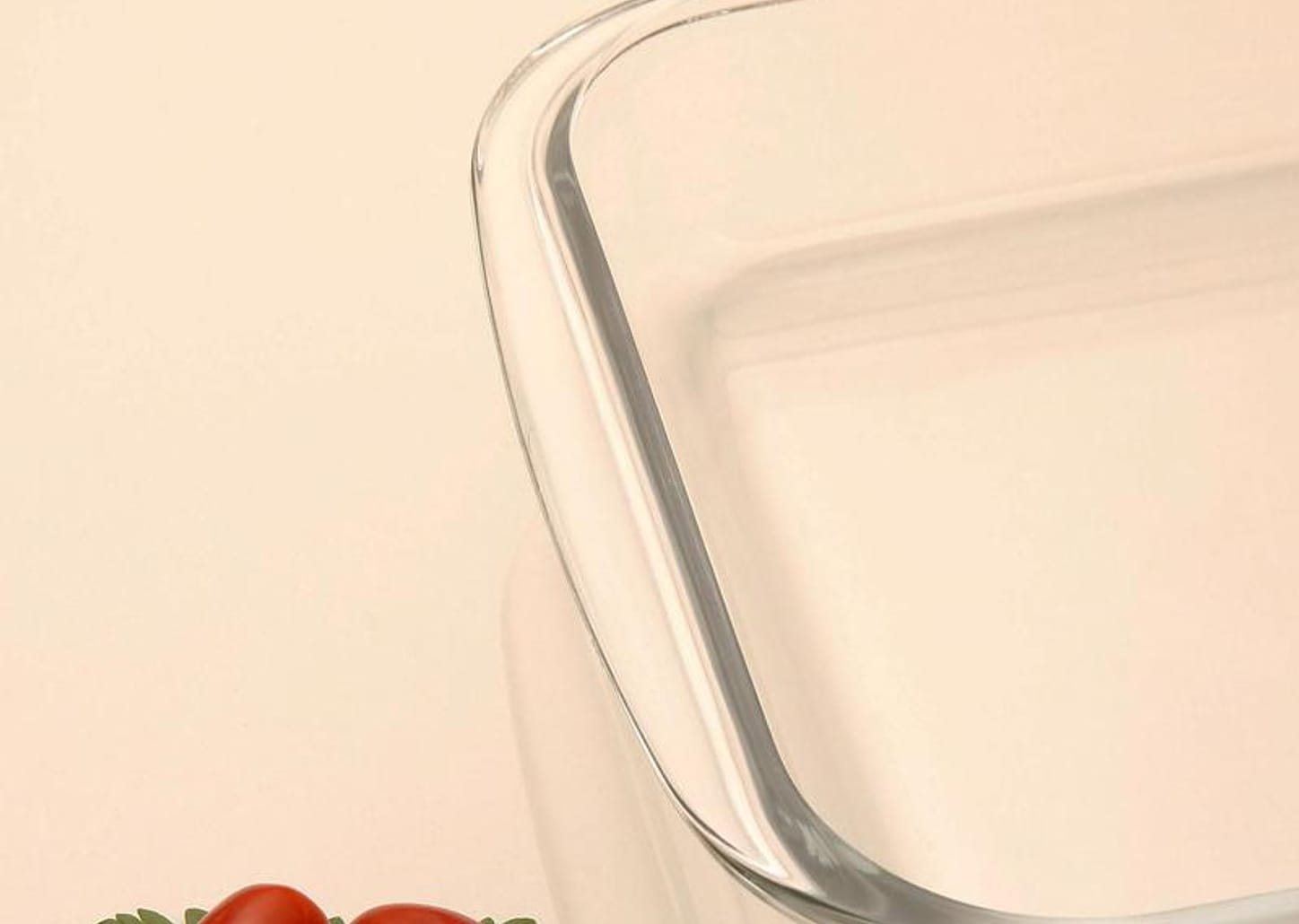 Lasanheira de Vidro Retangular com Tampa Marinex - Prática