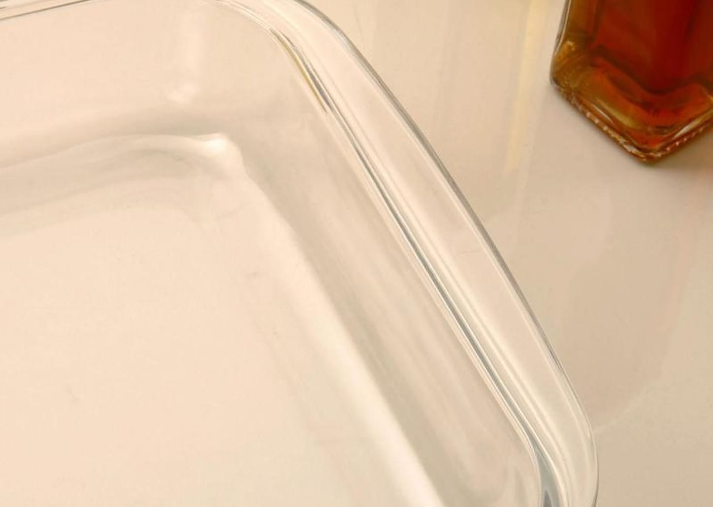 Lasanheira de Vidro Retangular com Tampa Marinex - Prática