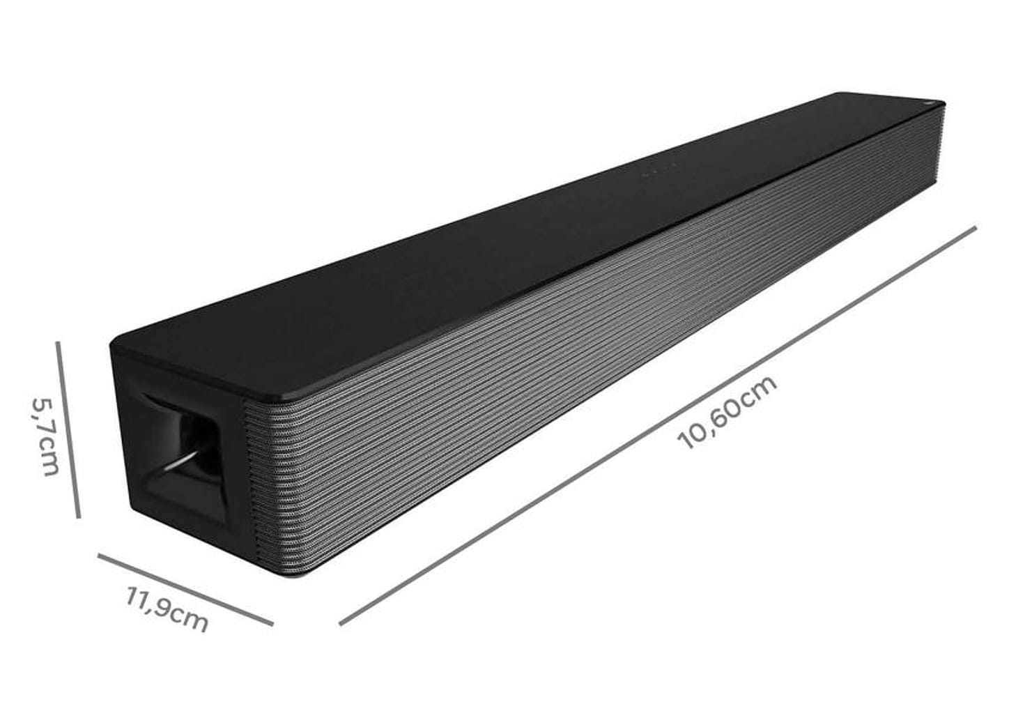 Soundbar LG com Subwoofer Bluetooth 600W 4.1 Canais SNH5