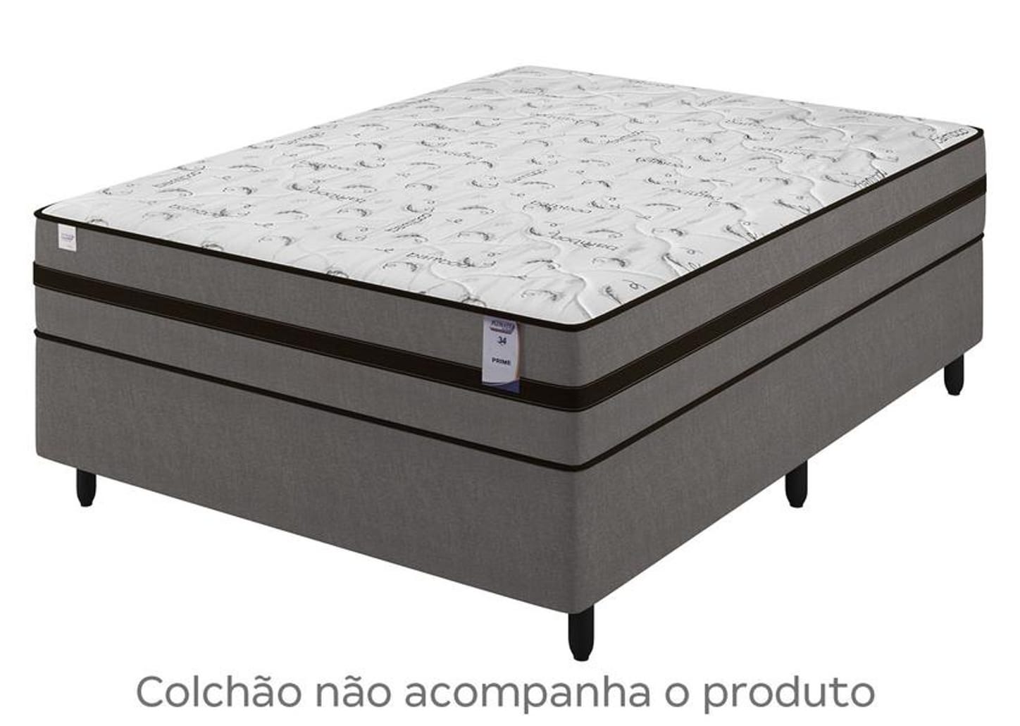 Base Cama Box Casal Plumatex 37x138x188cm Prime