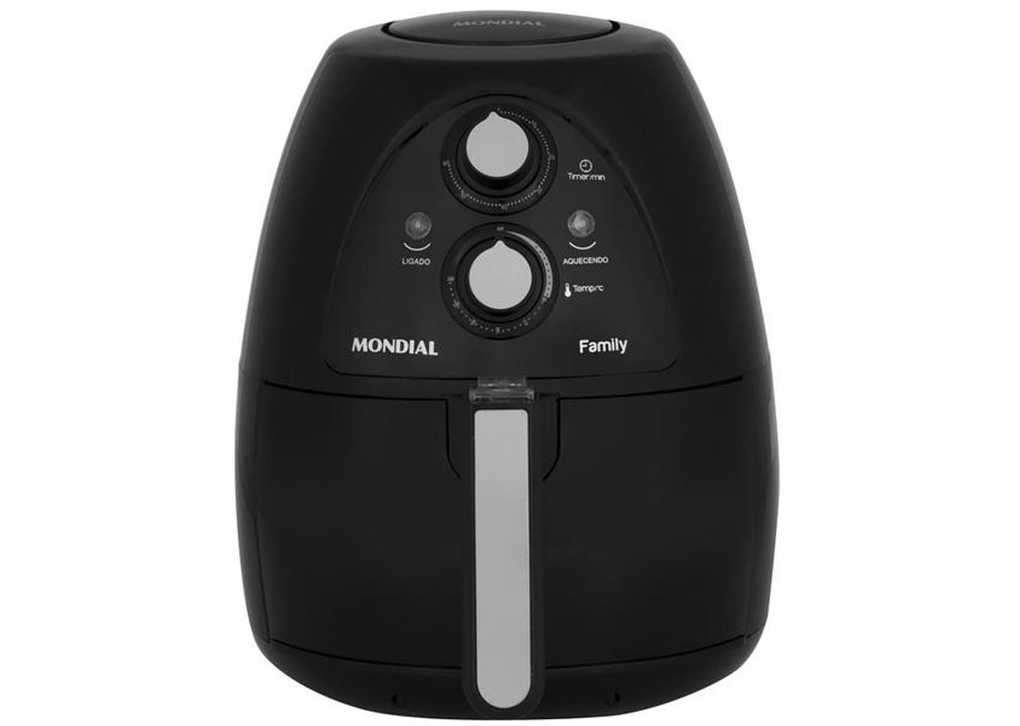 Fritadeira Elétrica Sem Óleo/Air Fryer Mondial - NAF-05 Preta 4L com Timer