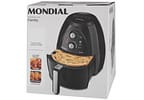 Fritadeira Elétrica Sem Óleo/Air Fryer Mondial - NAF-05 Preta 4L com Timer
