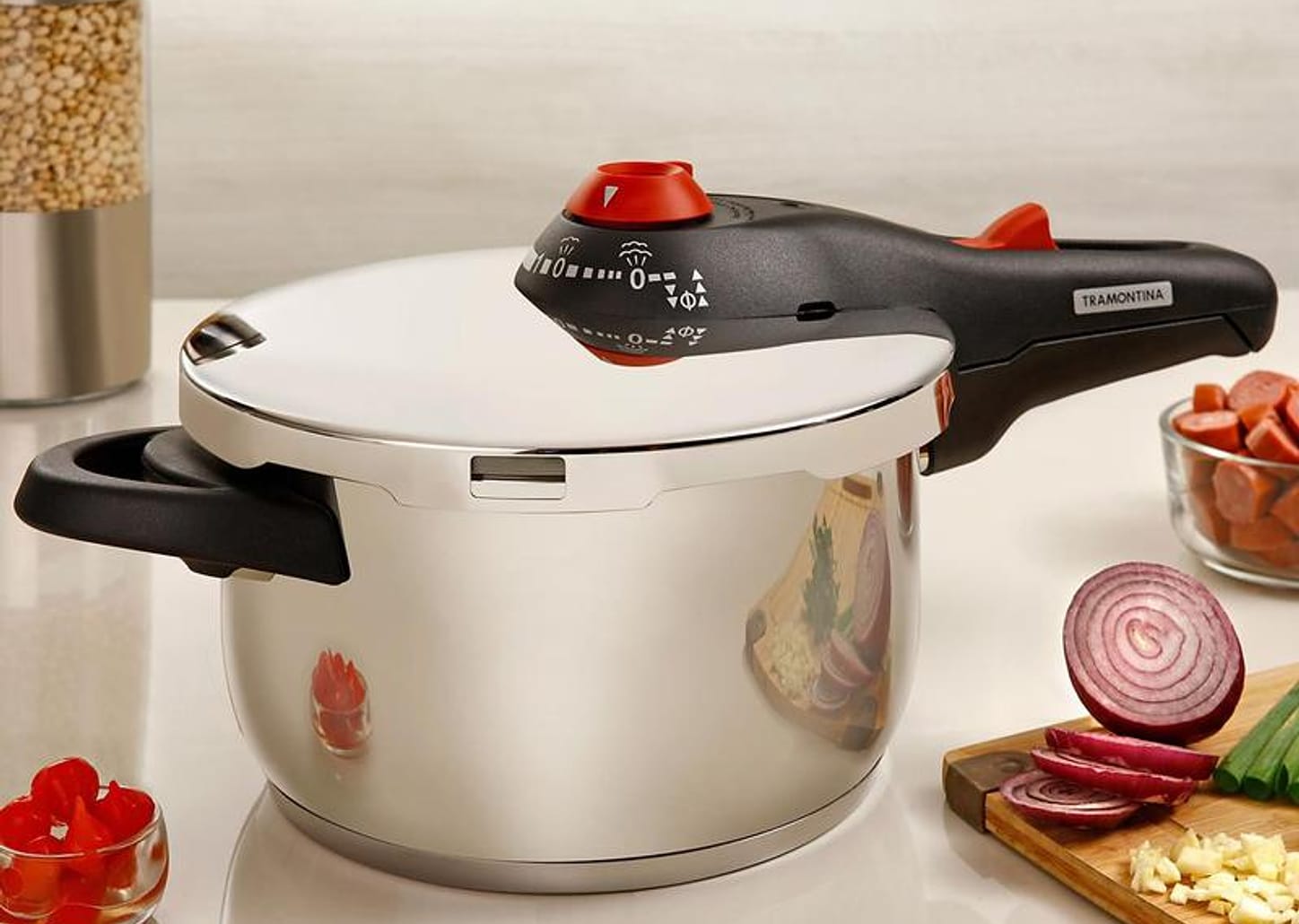 Panela de Pressão Tramontina 62513/223 - Inox 4,5L