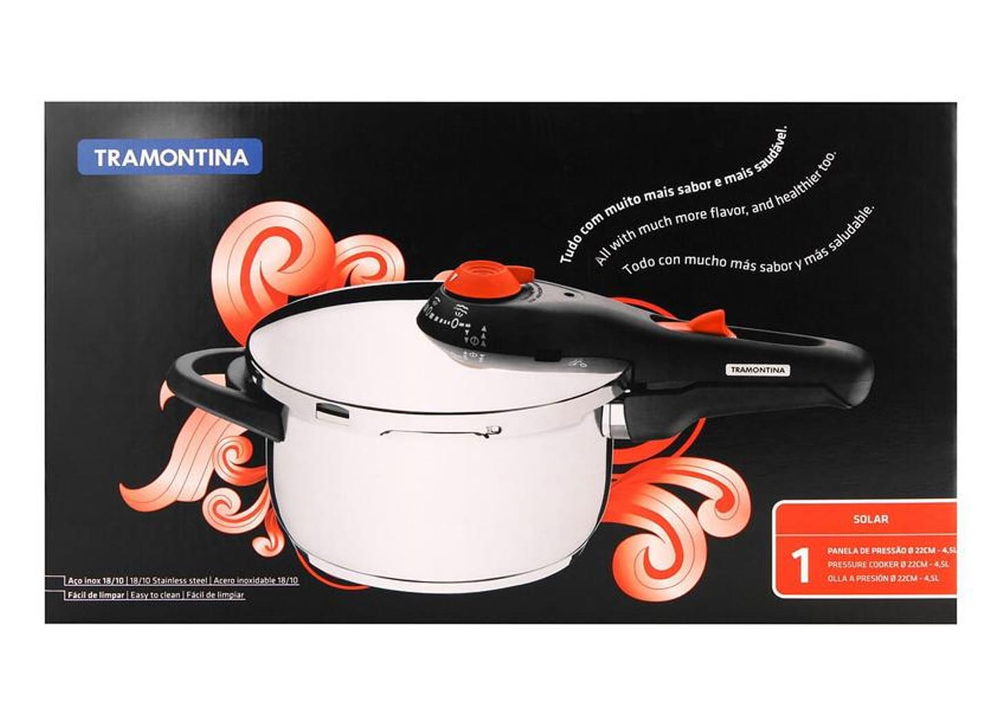 Panela de Pressão Tramontina 62513/223 - Inox 4,5L